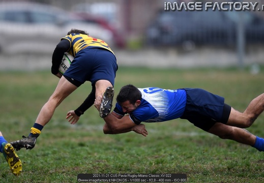 2021-11-21 CUS Pavia Rugby-Milano Classic XV (60-5)
